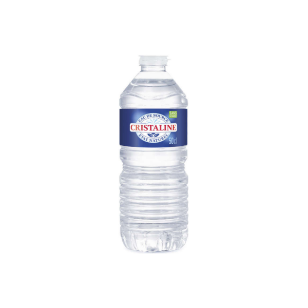 Eau plate (50cl) Cristaline